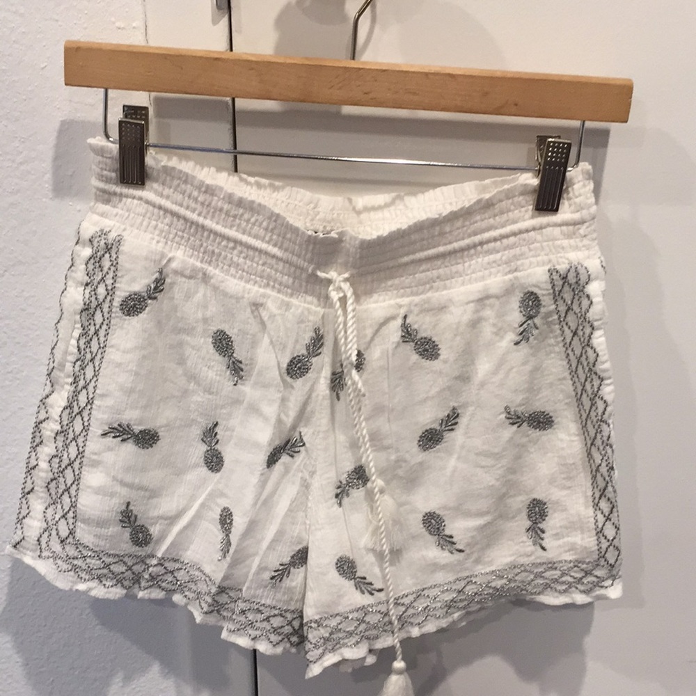 J.Crew front tie beach shorts